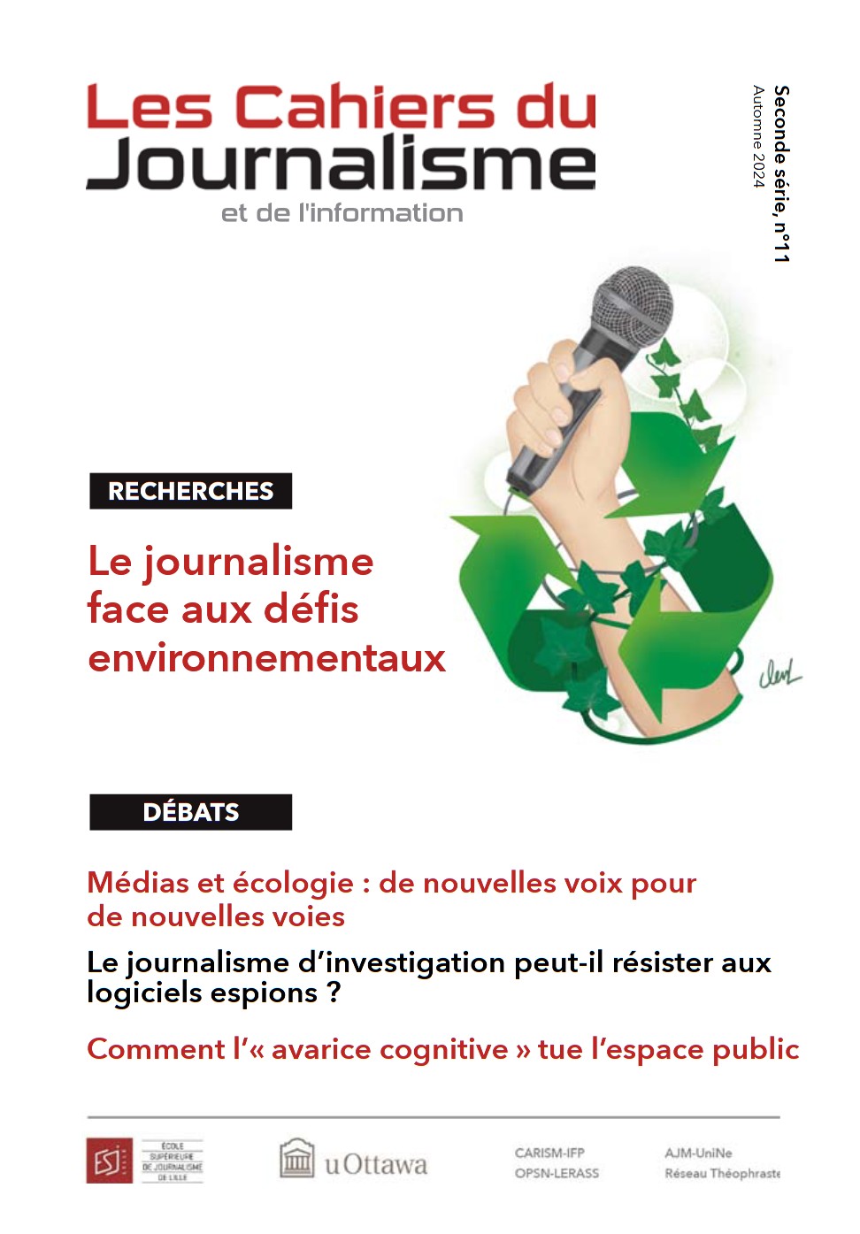 Le journalisme face aux défis environnementaux, numéro 11, 2024